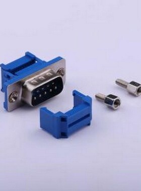 D-DML009PM-L000 D-Sub/VGA连接器 D-Sub 公 P数:9P 外扣三件式 4