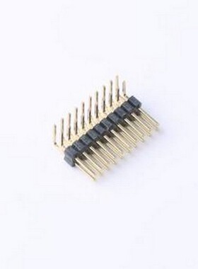 GPCB201-1002A003C1AD 排针 2x10P 间距:1mm 方针 弯插 弯插,P=1m