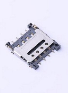 SMO-1620 SIM卡连接器 翻盖式 MicroSIM卡 卡座 SMD