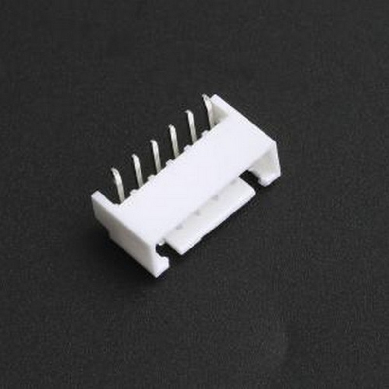 TJC3D-6AWD-K 线对板针座 1x6P 间距:2.5mm 弯插 弯插,P=2.5mm