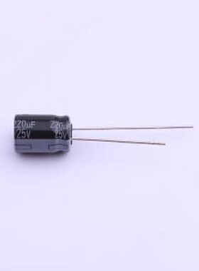 EEUHD1E221 直插铝电解电容 220uF ±20% 25V 插件,D8xL11.5mm