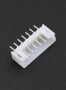 XD-PH-7A-G 线对板针座 1x7P 间距:2mm 直插 系列:PH 白色 插件,P