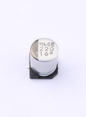 EMVE160ARA221MF80G 贴片型铝电解电容 220uF ±20% 16V SMD,D6.3