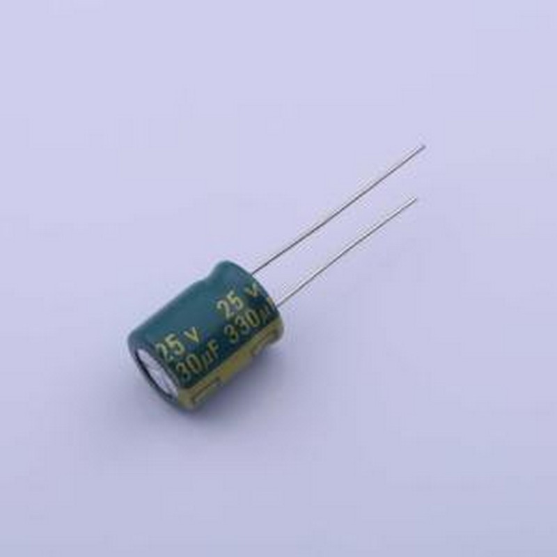 CV331MEA13BP 直插铝电解电容 330uF ±20% 25V 插件,D10xL13mm