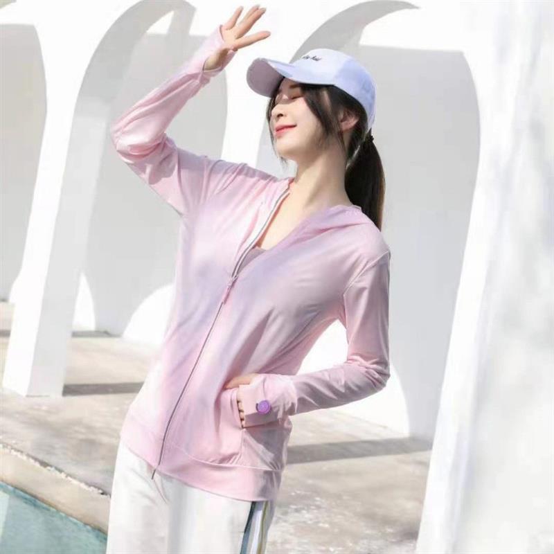 2025新款直播款冰丝防晒服女夏季防晒衣薄款长袖连帽防紫外线外套