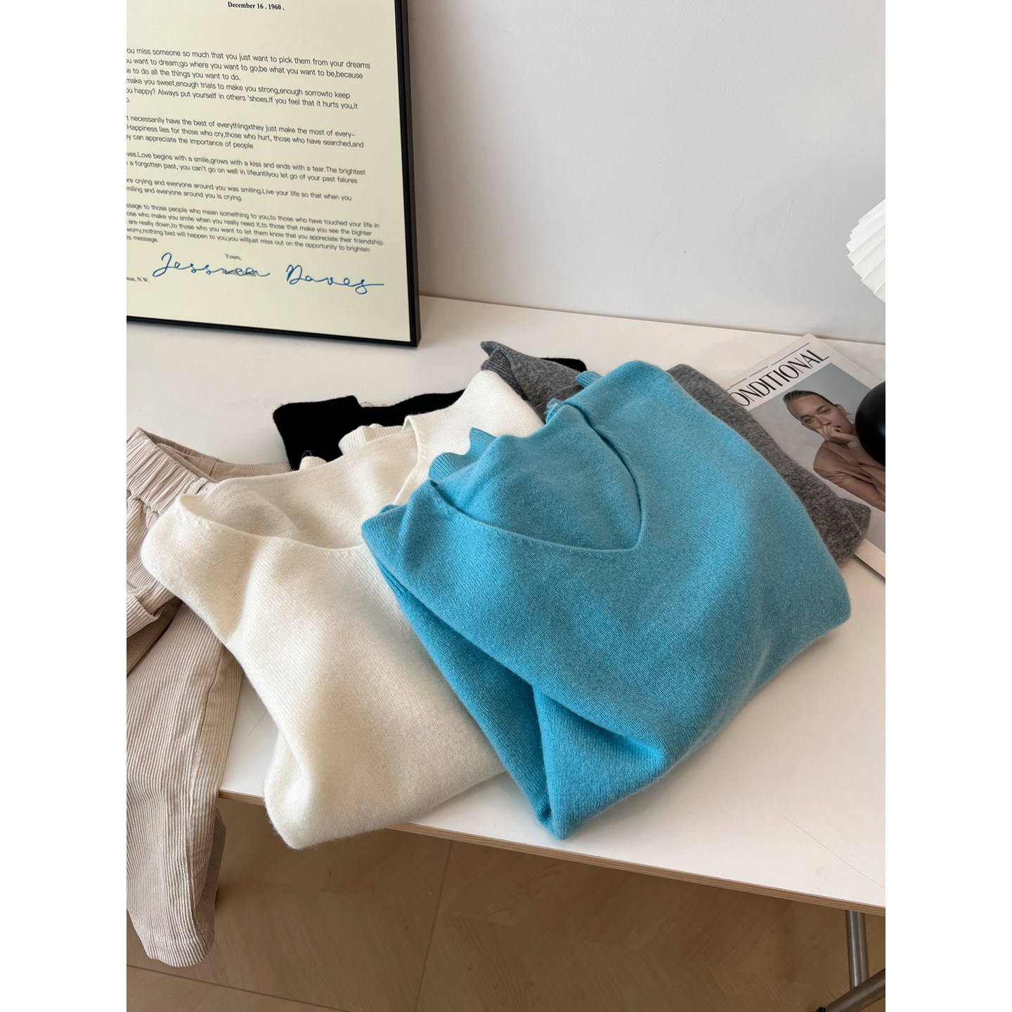 百搭基础款纯色V领羊毛长袖针织衫女减龄简约内搭打底衫秋季新款,女装/女士精品,毛针织衫,淘宝优惠券,粉丝福利购,淘宝优惠卷