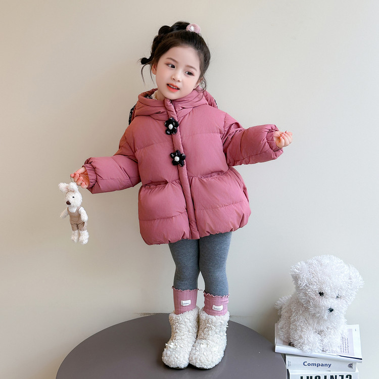 女童羽绒服2025新款儿童洋气冬装