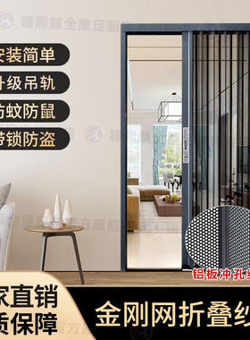 入户门专用金刚网推拉纱门