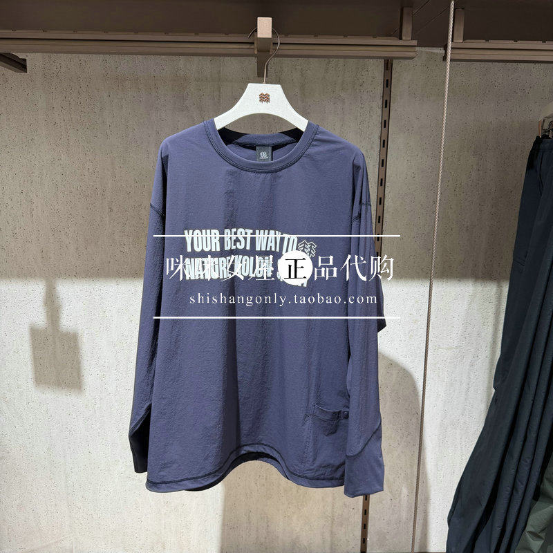 KOLON SPORT可隆2026女士秋季户外运动圆领长袖T恤LURT6AT563