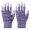 Purple striped finger coating (12 pairs)