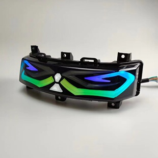 M2兰博APP可调后车灯 小牛M 电动车N1S撒旦尾灯 MQI2S后灯改装