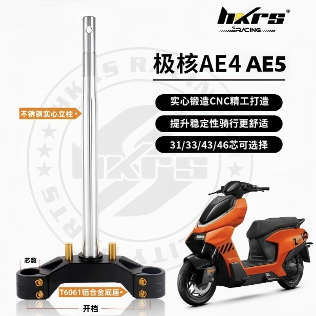 HKRS皇凯实心三星柱极核AE4电摩/AE5i专用33/43/46芯倾角方向柱