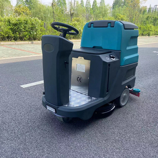 克莱森KW660中型双刷24V电瓶驾驶式洗地机厂家地面保洁设备