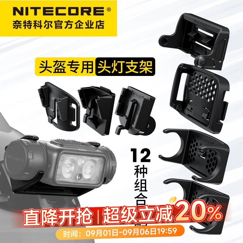 奈特科尔头灯支架头盔底座支架图片