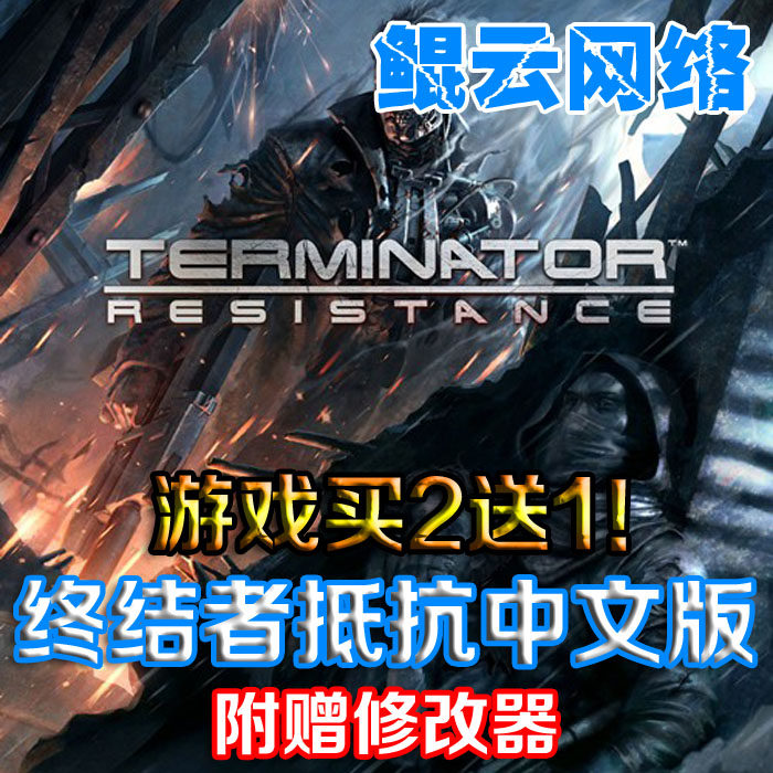 买2送1第一人称射击PC单机游戏 终结者反抗军抵抗中文版 含修改