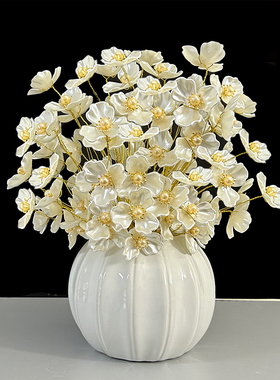 玉兰花材料包手工DIY花艺制作居家办公摆件简约工艺装饰品母亲节