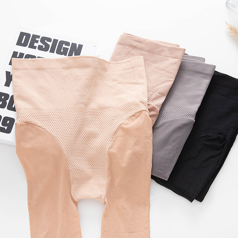 春秋中厚魔力袜女丝滑肉色钢丝袜高腰收腹黑丝袜薄款防勾丝连裤袜