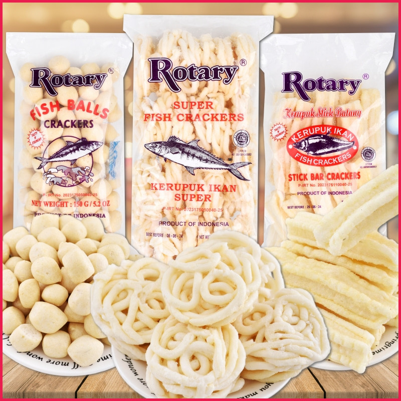 Rotary巨港鱼饼鱼条鱼球波蒜片