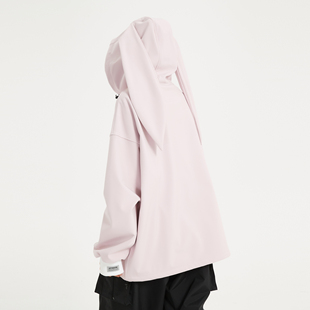 冬季  单板滑雪服女 加厚保暖防水 滑雪服 可爱兔子卫衣女