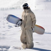 雪比特 防风防水压胶 3L单板滑雪服女套装 滑雪裤 男滑雪服上衣女