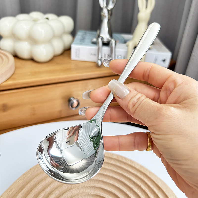304不锈钢汤勺长柄勺大号喝汤