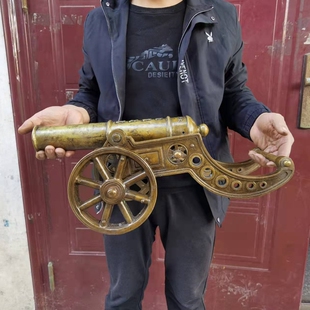 纯铜大炮镇宅神炮摆件一炮而红家居镇宅火炮大炮模型装饰品收藏