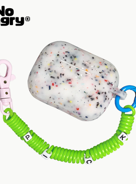 弗气《pick》夜光磨砂软壳适用AirPods3/4代pro2苹果无线蓝牙原创耳机保护套硅胶多巴胺可爱挂饰手链pro三代