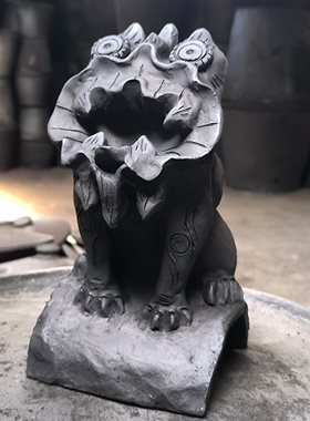 纯手工云南瓦猫陶中式