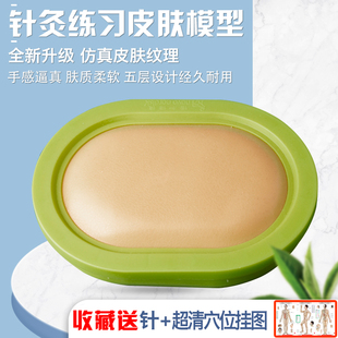 中医学生针灸练习包扎针包初学针灸练手练针包教学皮肤模型可扎针