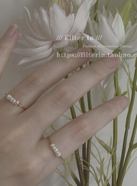 不掉色淡水珍珠日系纤细