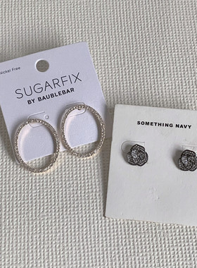 F.I / 618超值推荐！白给系列~！品质好货原d 耳钉耳环