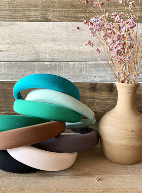 有滤镜 超in的复古潮 时髦精B备 百搭网红海绵宽边发箍单只包邮！