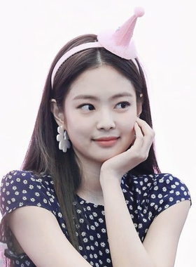 (半价清仓） YG小公主~显眼的大花花 奶油色/正红 耳钉/耳夹