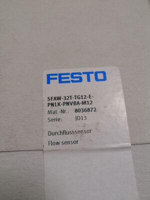 FESTO原装 SFAW-32T-TG12-E-PNLK-PNVBA-M12(8036872) 流量传感器