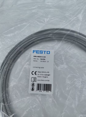 全新 原装 费斯托FESTO 541334 连接电缆 NEBU-M8G3-K-5-LE3 现货
