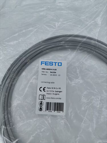 全新 原装 费斯托FESTO 541334 连接电缆 NEBU-M8G3-K-5-LE3 现货