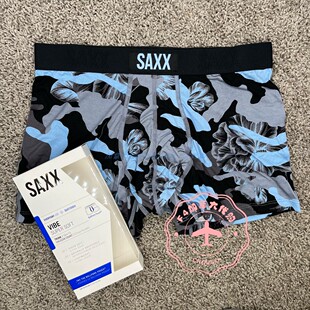 SAXX柔软VIBE-CFB男士短平角内裤中腰修身防潮速干爽蛋兜透气代购