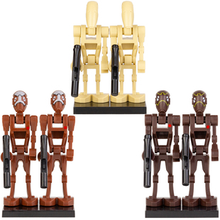 星球大战B1战斗机器人鸭兵K2101益智拼装积木人仔DIY玩具