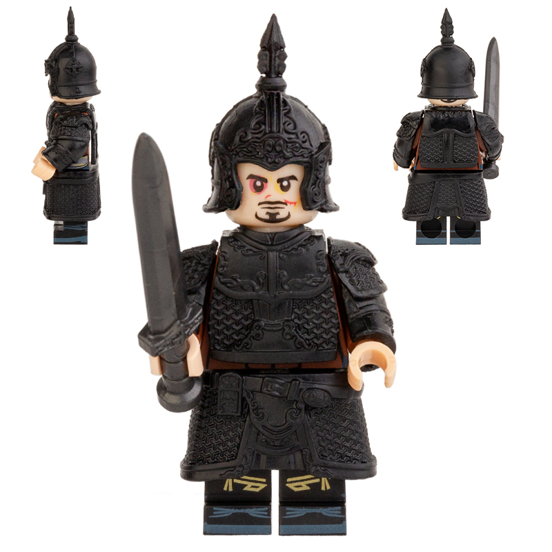 满江红武士甲第三方积木人仔