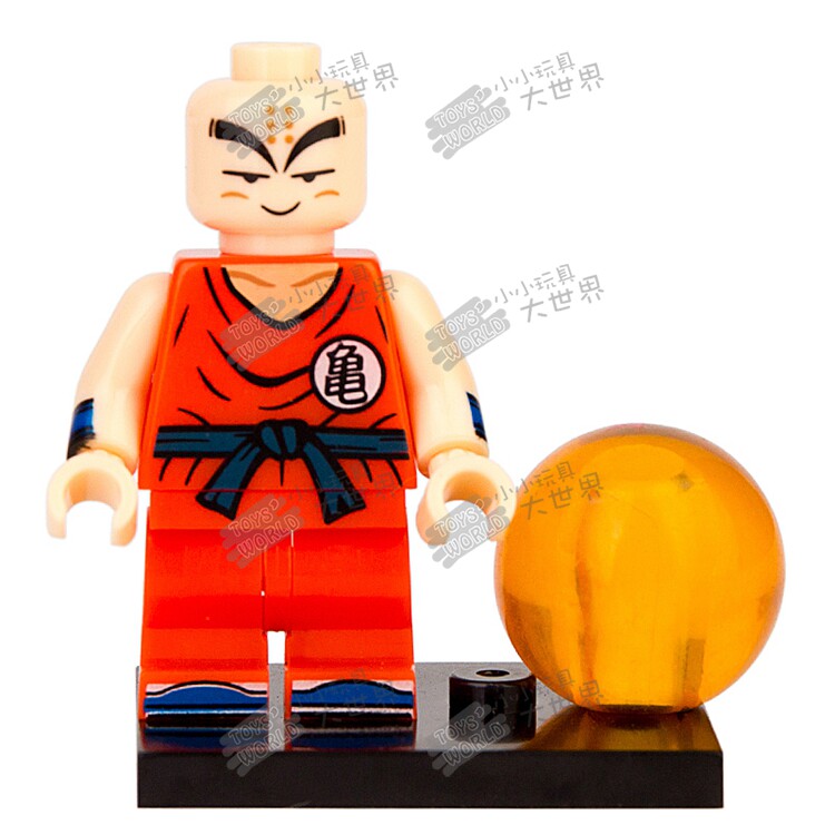 兼容乐高积木人仔七龙珠xp049小林库林孙悟空第三方拼装玩具科睿