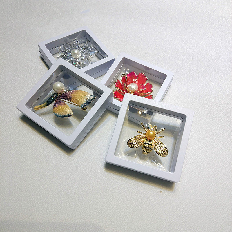 厂家批发胸针首饰盒礼品盒简单耳环项链包装方形悬浮盒蝴蝶结礼盒,收纳整理,首饰盒,淘宝优惠券,粉丝福利购,淘宝优惠卷