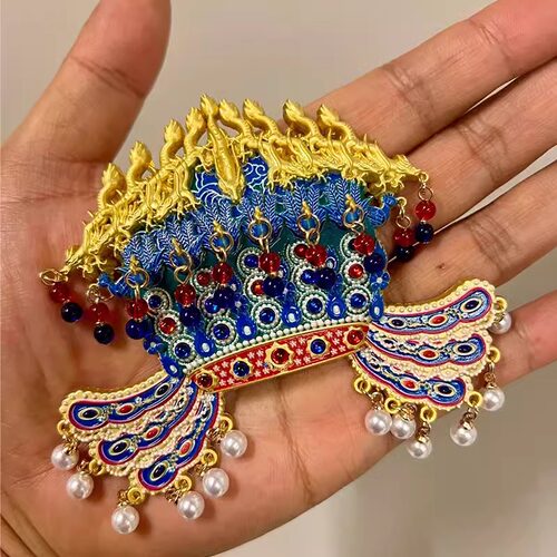 孝端皇后凤冠金属磁吸冰箱贴高颜值旅游纪念品古风高档冰箱贴批发