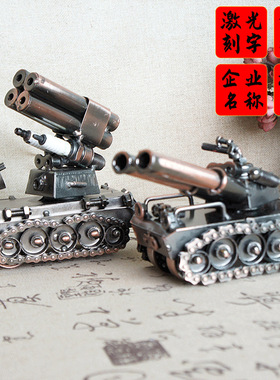 坦克模型电镀带轮子坦克新款金属工艺品实力厂家手工打造T003 6