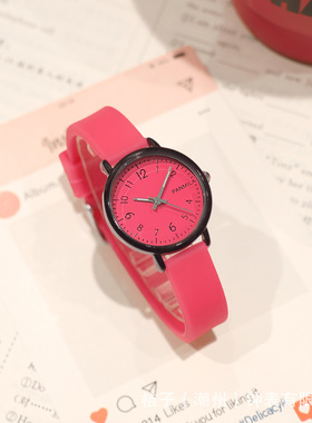 番米拉多巴胺手表女学生女款初高中艺术女生高颜值2024新款表0621