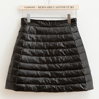 羽绒裙半身裙子包臀裙女短款百搭