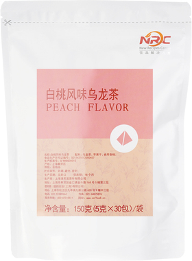 盛韵NRC白桃乌龙茶150克(5克×30包)/袋三角茶包蜜桃风味茶冷泡茶