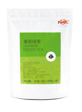 盛韵NRC茉莉绿茶150克(3克×50宝)/袋商用三角茶包袋泡水果冷萃茶