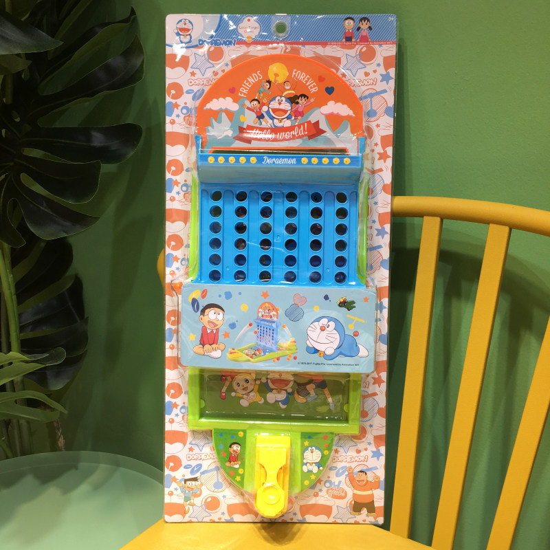 홍콩 도라에몽 도라에몽 도라에몽 도라에몽 고양이 방출 공 슈팅 머신 체인 체스 4 뱅 보드 게임 어린이 장난감