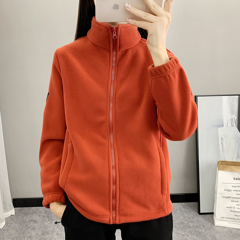 抓绒冲锋衣内胆春秋冬摇粒绒外套女立领保暖短款加绒加厚卫衣开衫,女装/女士精品,短外套,淘宝优惠券,粉丝福利购,淘宝优惠卷