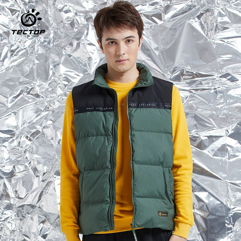TECTOP探拓秋冬季男女情侣新款时尚户外棉马甲防风防泼水保暖背心